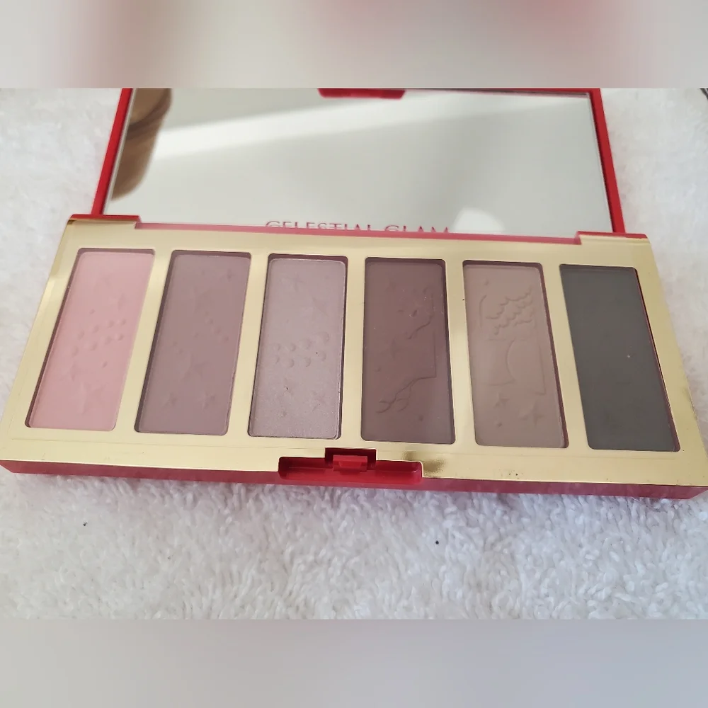 New Estee Lauder Celestial Glam Full size Lips, Eyes & Cosmetic Case